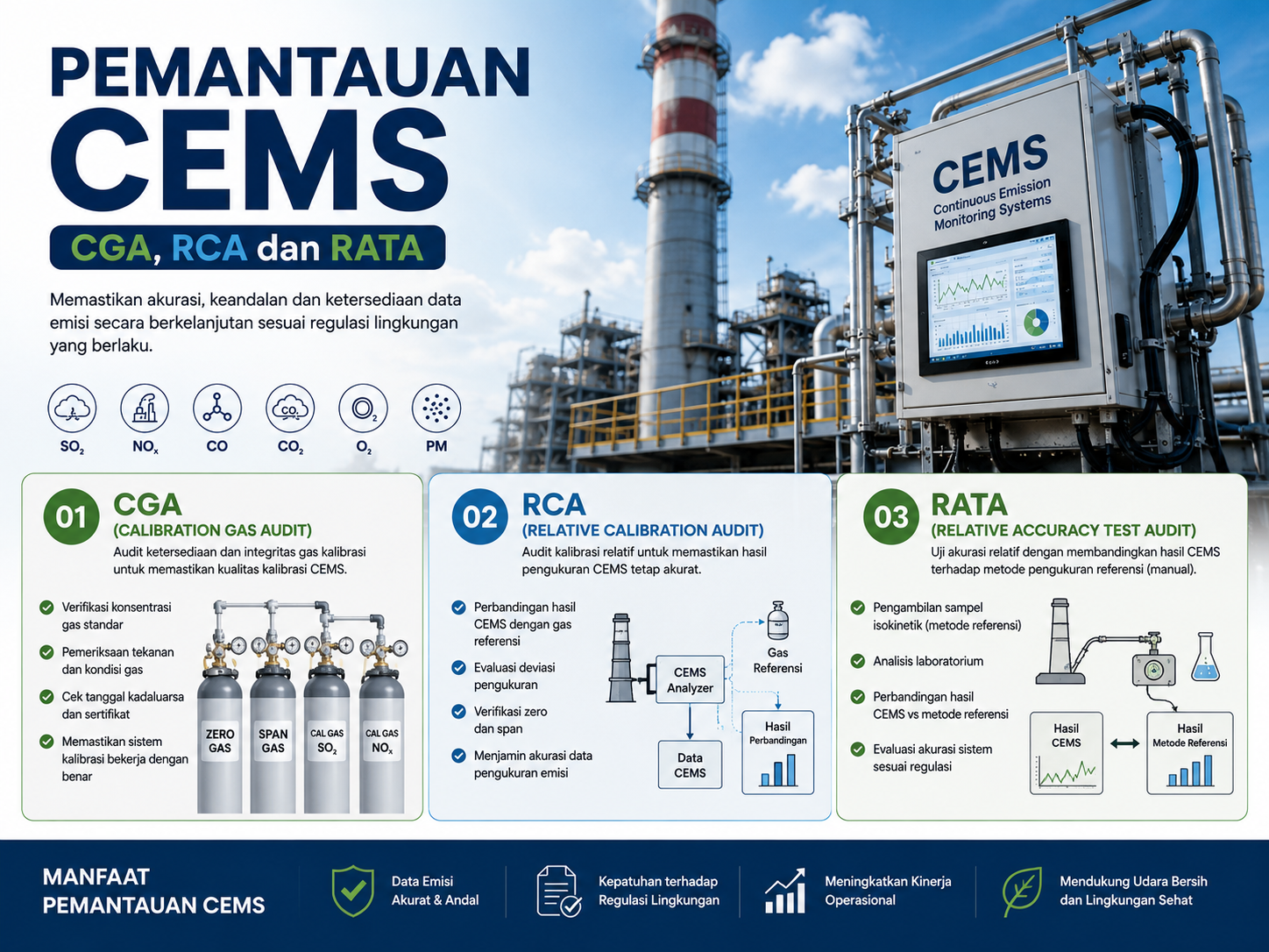 Read more about the article Pemantauan CEMS – CGA, RCA dan RATA